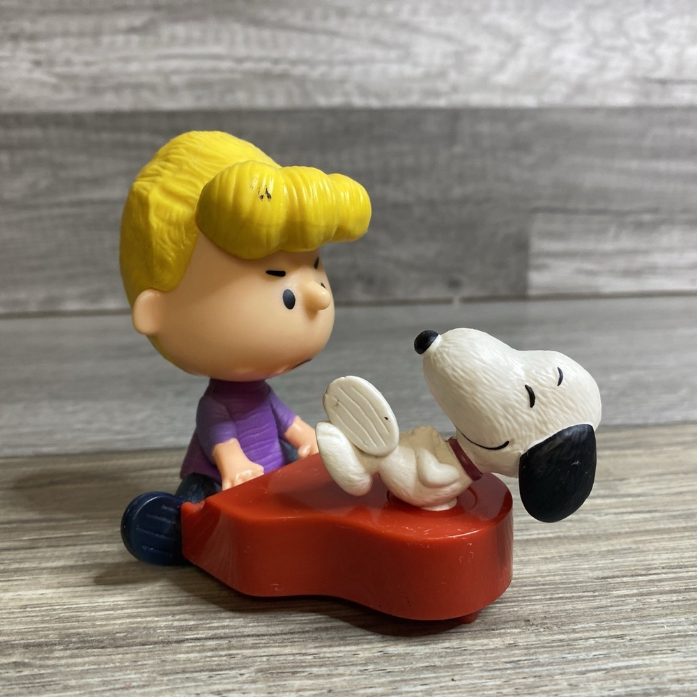 McDonald's Happy Meal Toy - Peanuts Gang Snoopy and Schroeder at Piano 2015